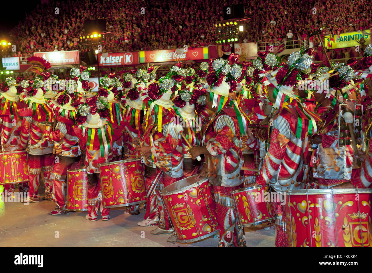 Parintins Folklore-Festival - Marujada des garantierten Stockfoto