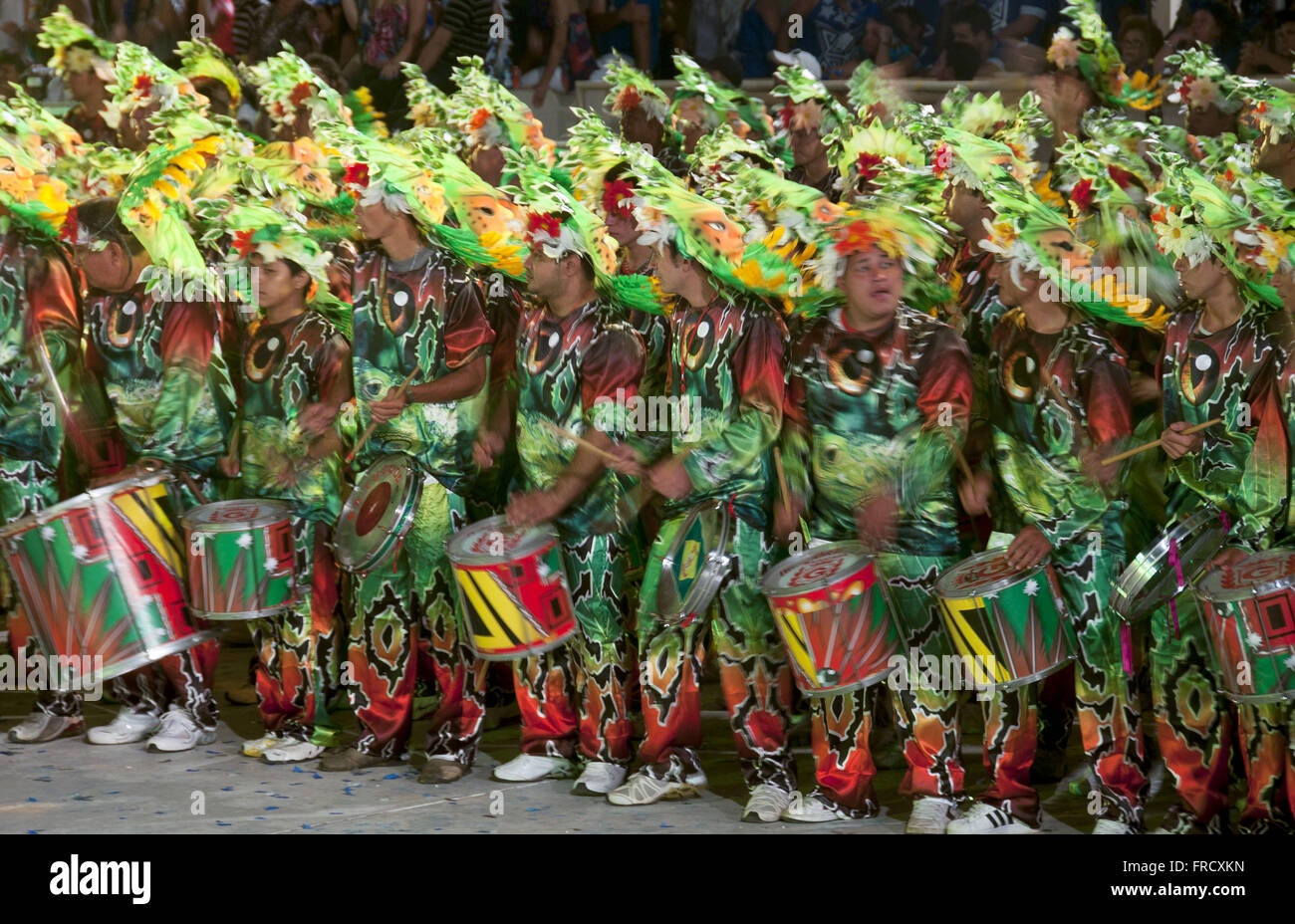 Parintins Folklore-Festival - Marujada des garantierten Stockfoto