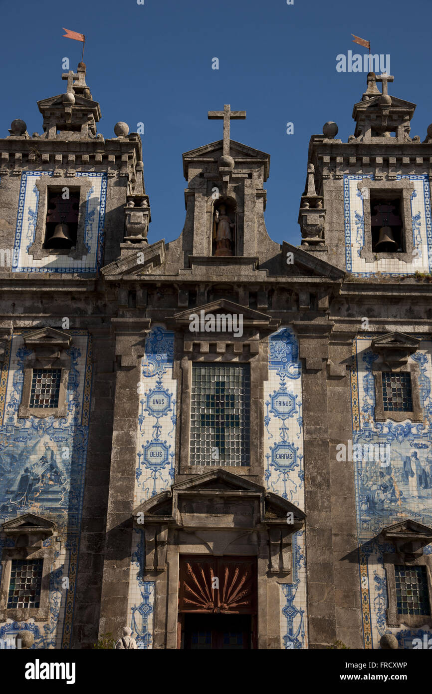 Kirche Santo Ildefonso von Oporto Stockfotografie Alamy