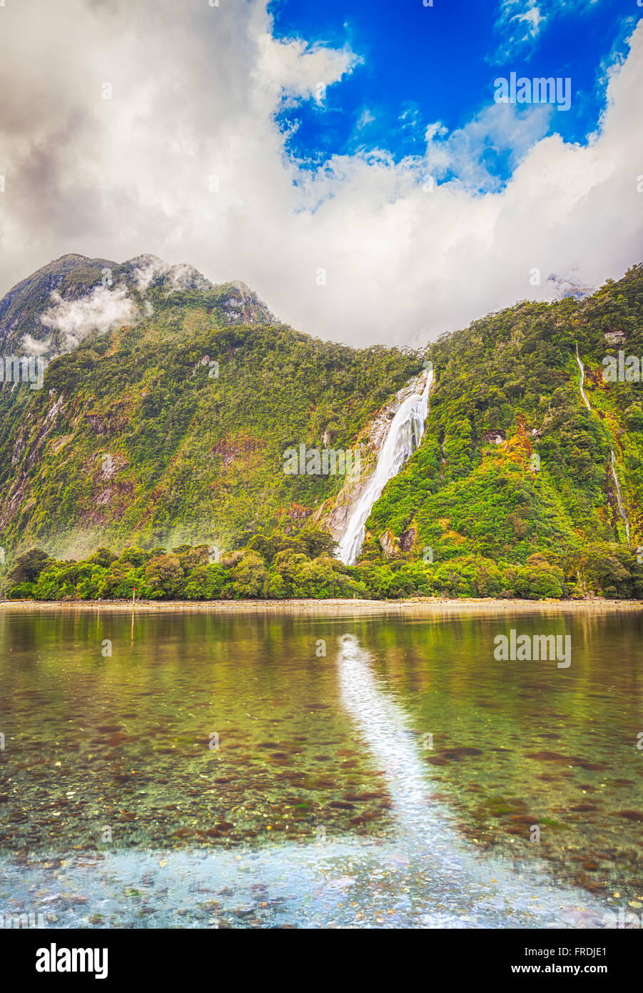 Milford Sound. New Zealand fiordland Stockfoto