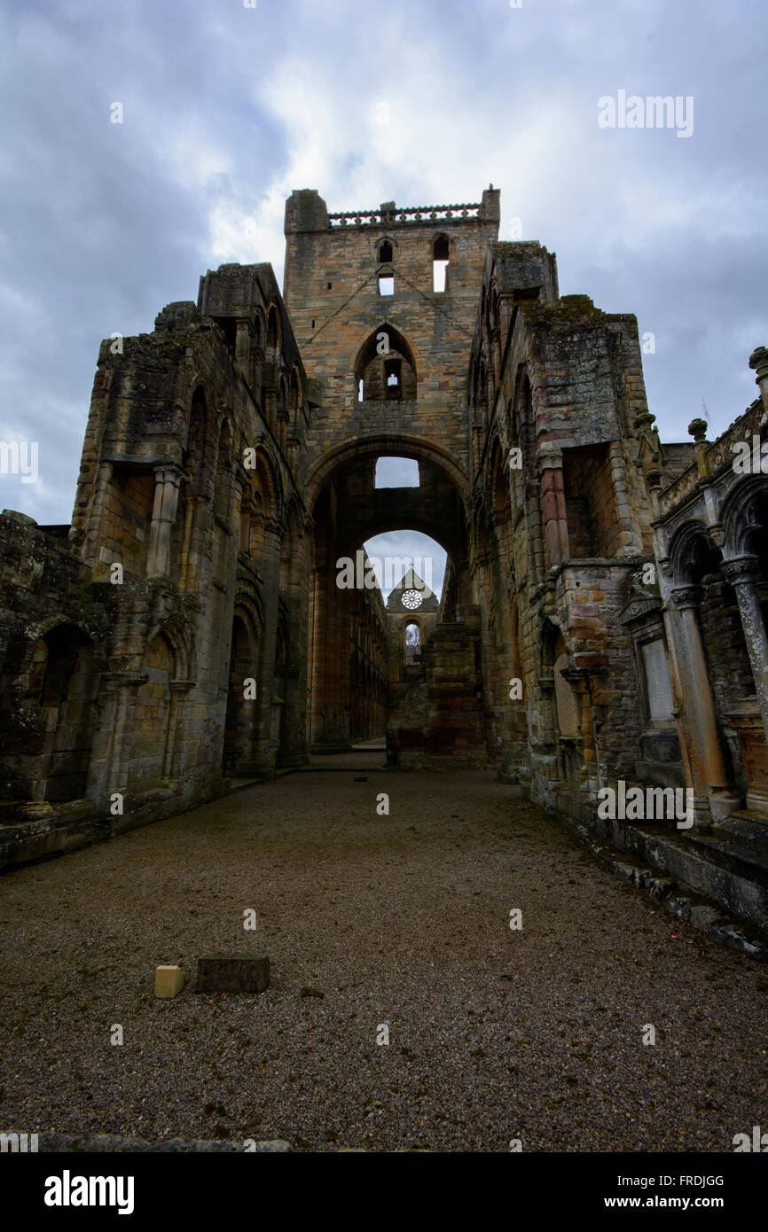 Jedburgh Abbey Stockfoto