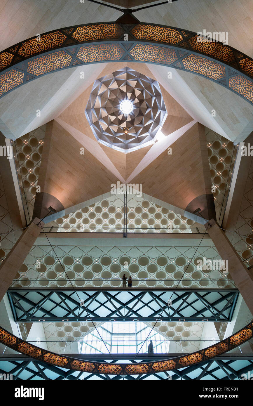 Innenansicht des Museums für islamische Kunst in Doha Katar Stockfoto