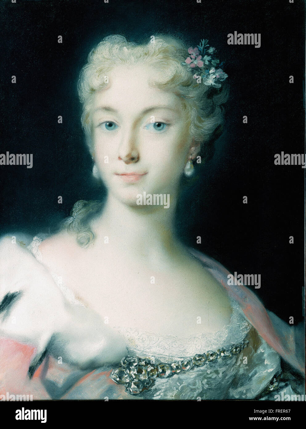 Rosalba Carriera - Maria Theresia, Erzherzogin von Habsburg Stockfoto