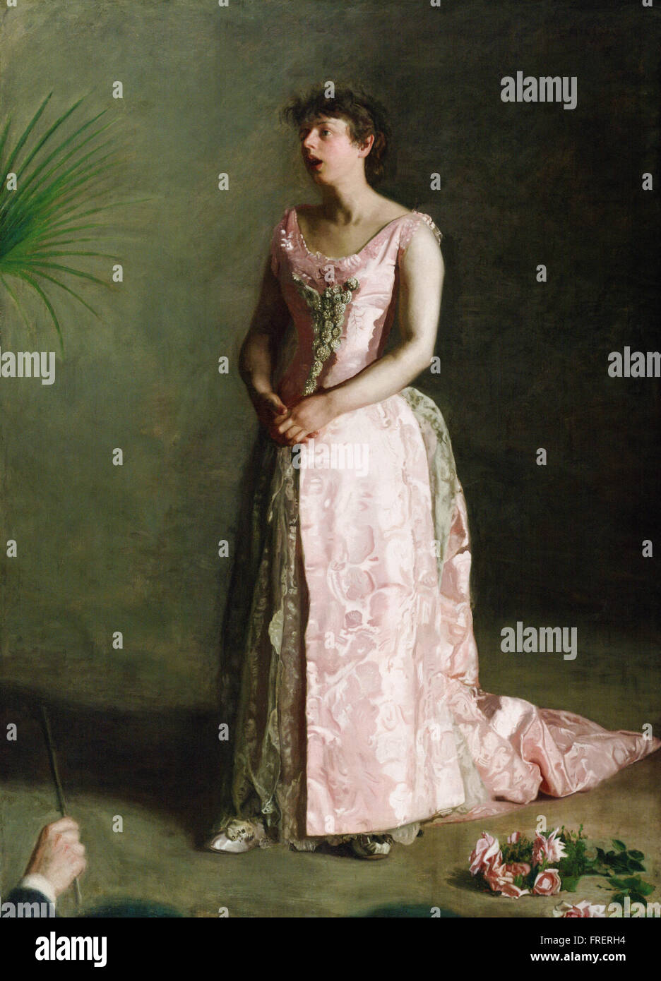 Thomas Eakins, US-amerikanischer - die Konzertsängerin Stockfoto