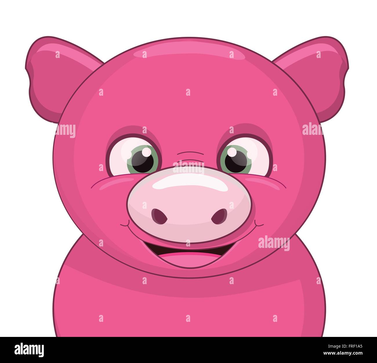 Cartoon-Schwein Stock Vektor