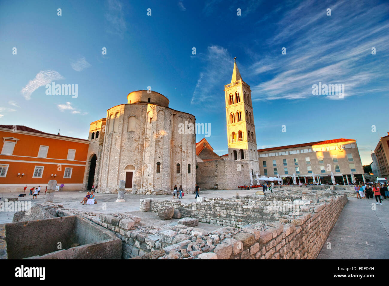 Zadar Donat, Kirche des Hl. Donatus, Craotia Stockfoto