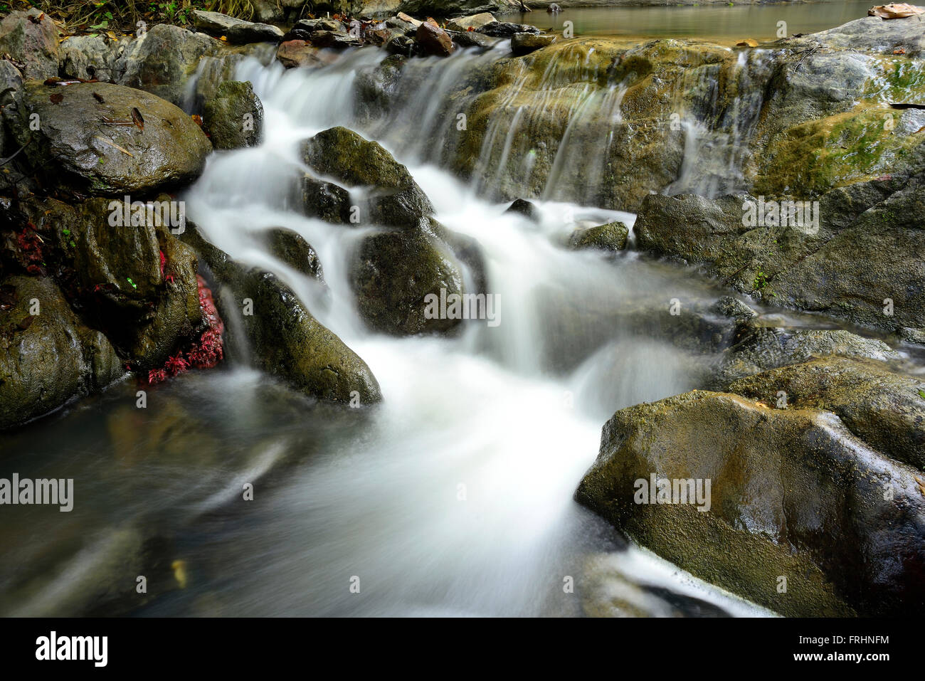 Wasserfall von Ban Nam Di in der Nähe von Luang Namtha, Laos Stockfoto