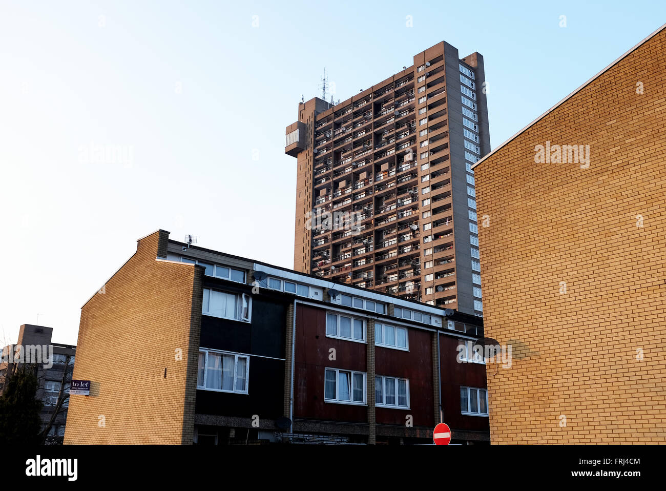 Hochhaus Gemeindewohnungen in Westbourne Green und Ladbroke Grove Gegend von London UK Stockfoto