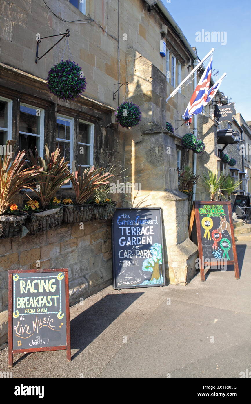 Ecke Schrank Inn, Gloucester Street, Winchcombe, Gloucestershire, England, Großbritannien, Deutschland, UK, Europa Stockfoto