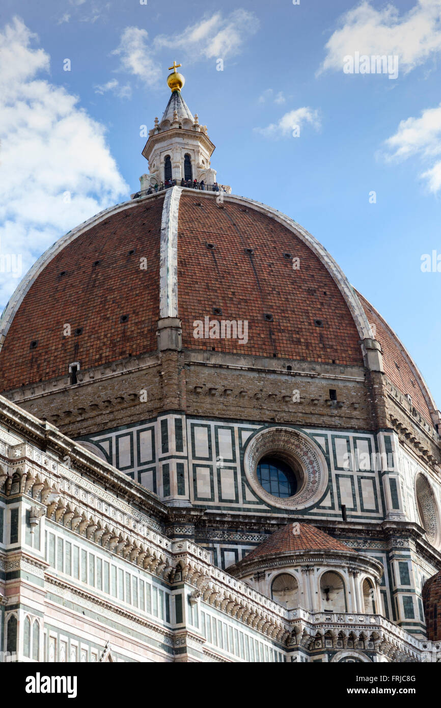 OERJU Duschvorhang Florenz-Motiv – Kathedrale Santa Maria Del Fiore, Wasserdicht, 183 X 183 Cm