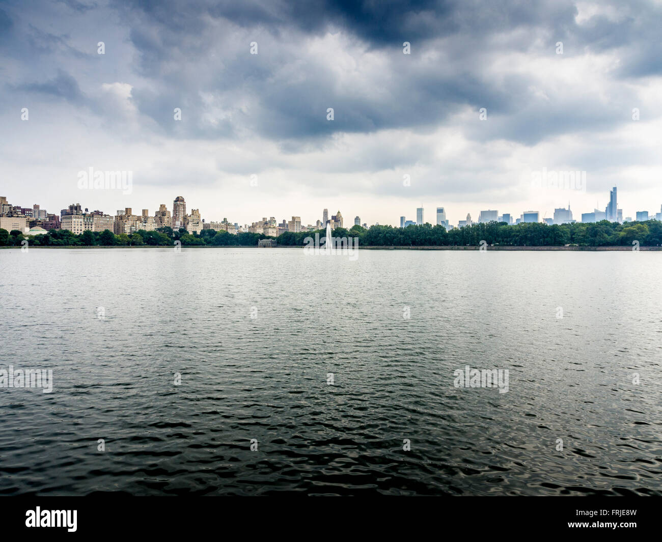Jacqueline Kennedy Onassis Reservoir (Central Park Reservoir) Central Park, New York City, USA. Stockfoto