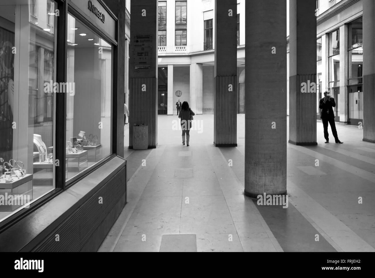 Rue Saint-Honore, Paris Stockfoto