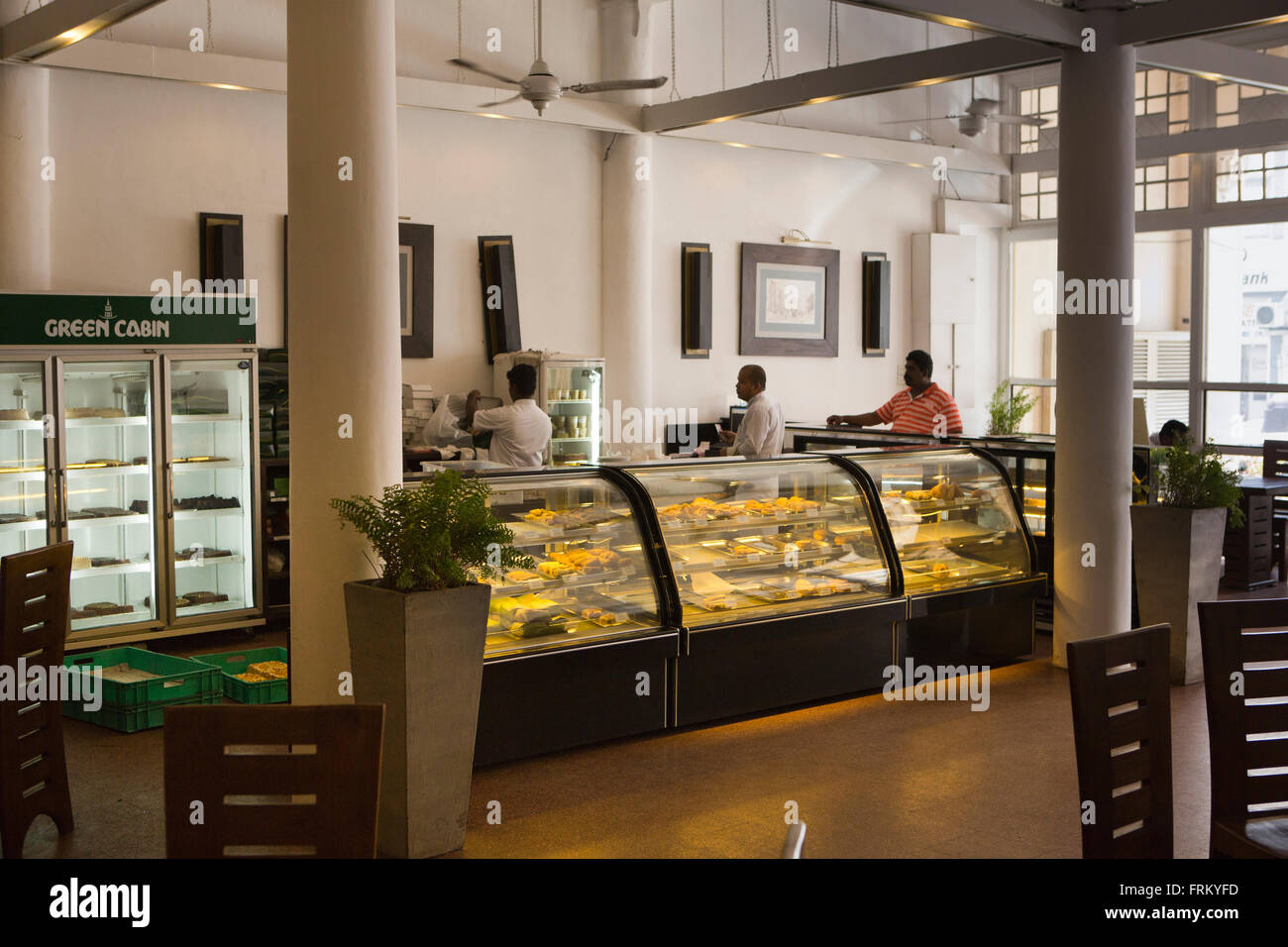 Sri Lanka, Colombo, Fort, Chatham Street, Pagode Teestuben, lange etablierte historische café Stockfoto