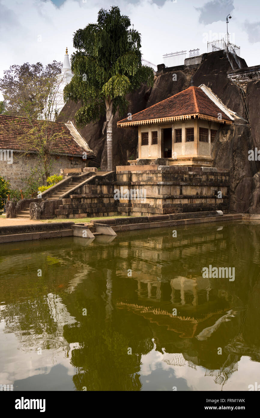 Sri Lanka, Anuradhapura, Isurumuni Rajmaha Vihara, original Tempel des Zahns Stockfoto