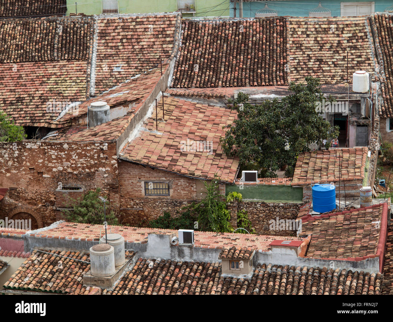 Architektur Kuba Trinidad Toit Dach Stockfoto