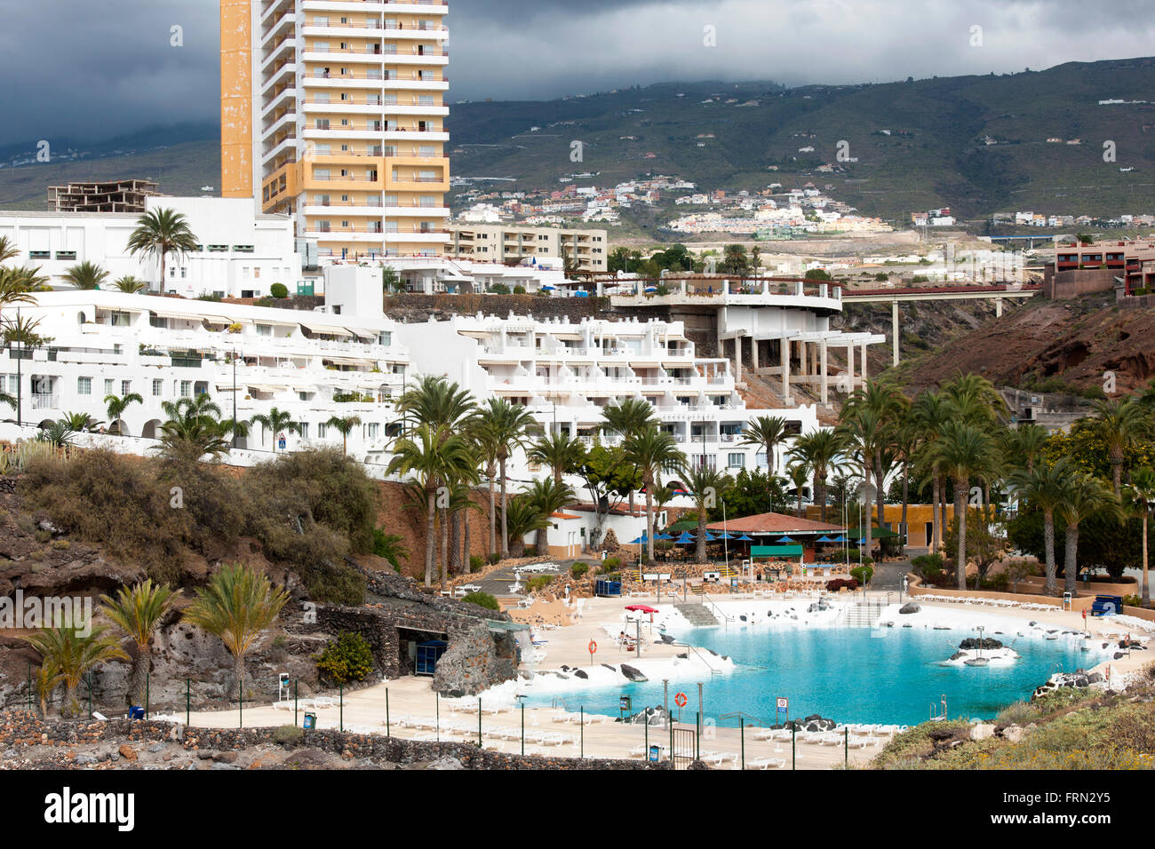 Spanien, Teneriffa, Costa Adeje, Playa Paraiso Hotel Fiesta Playa Paraiso Stockfoto