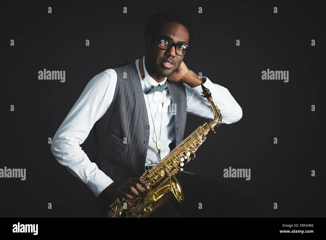 Jazzman Stockfoto