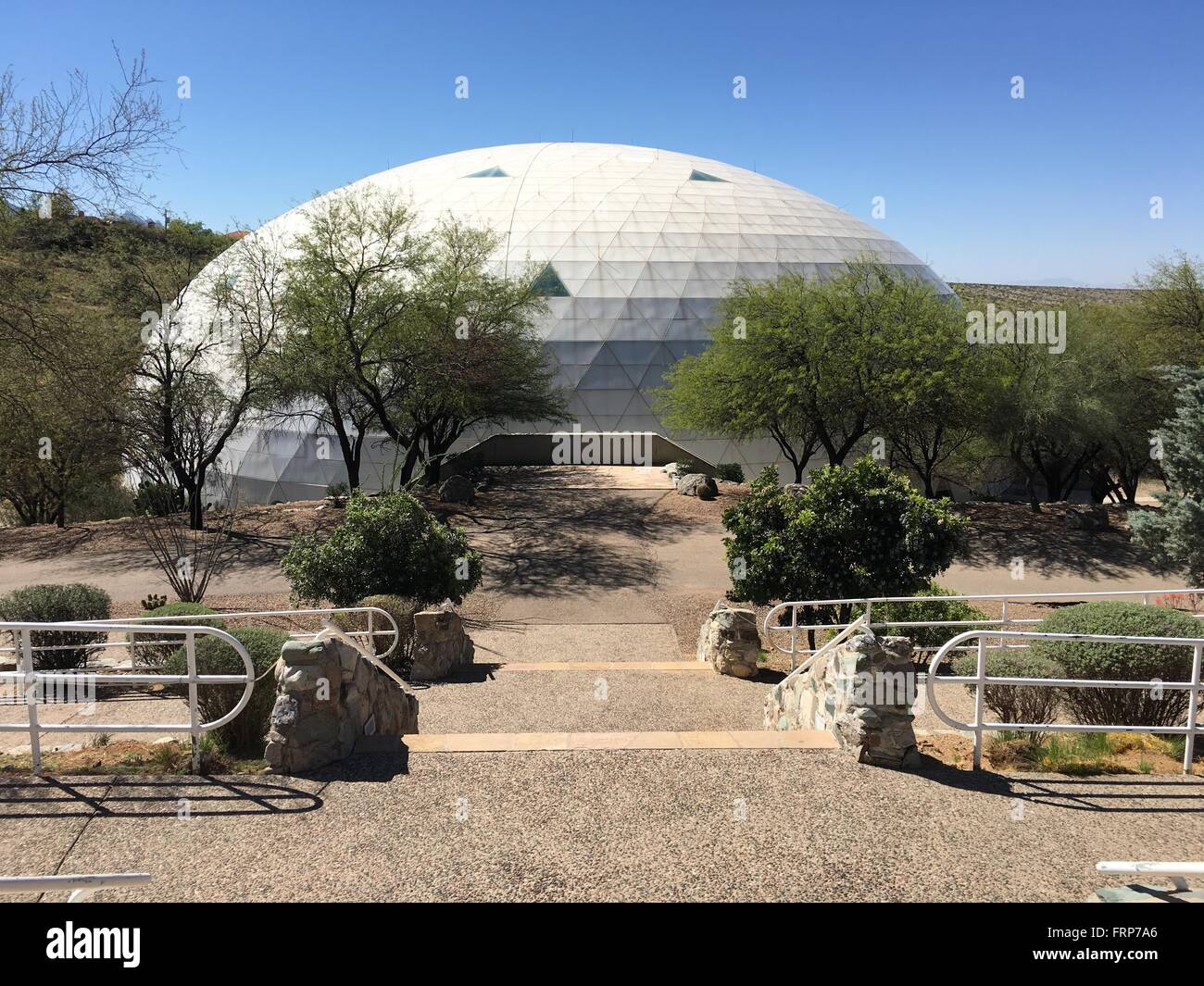 University of Arizona Biosphäre 2 in Oracle, Arizona USA in der Nähe von Tucson Stockfoto