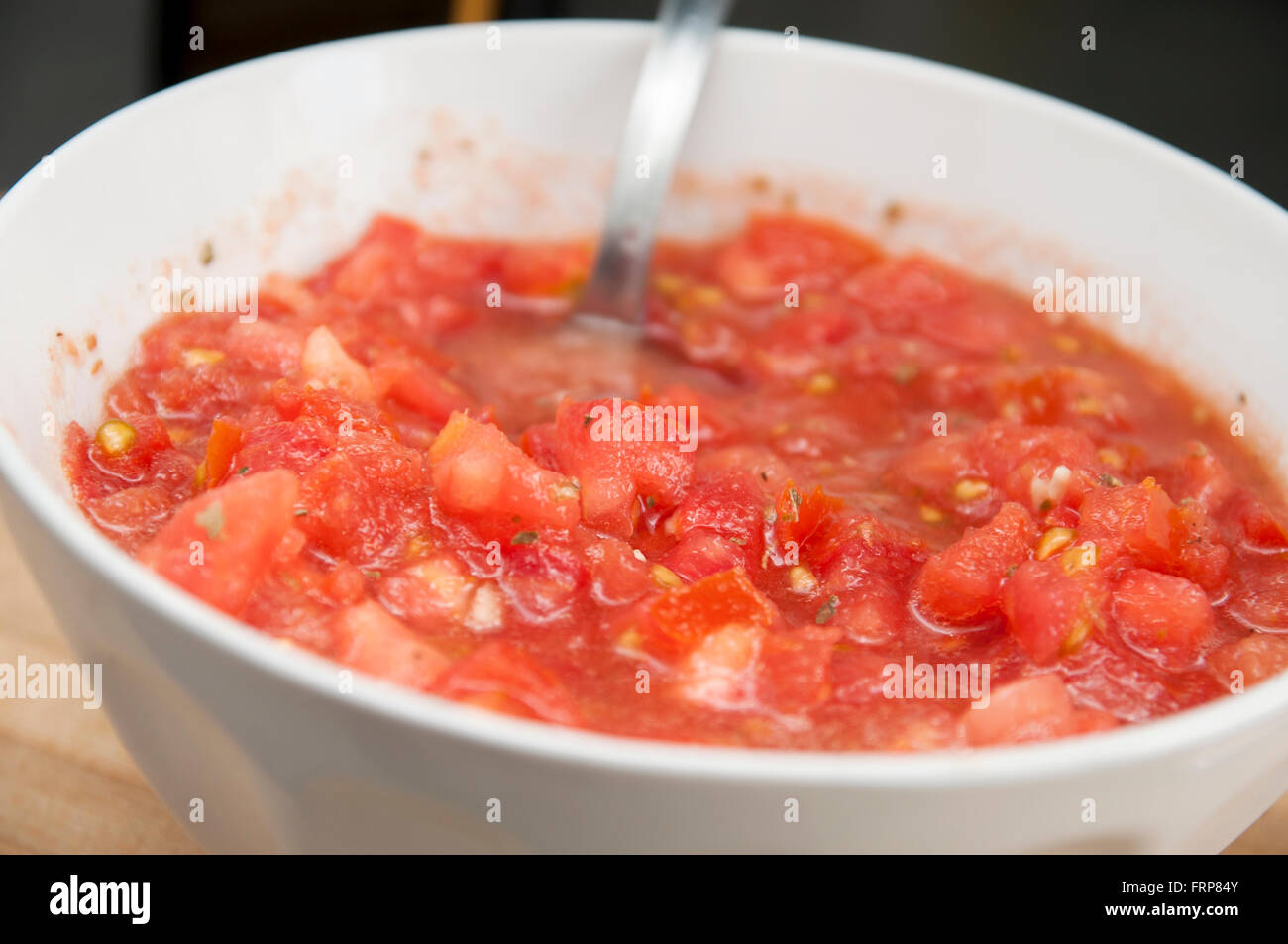 Geschnittene Tomaten Stockfoto