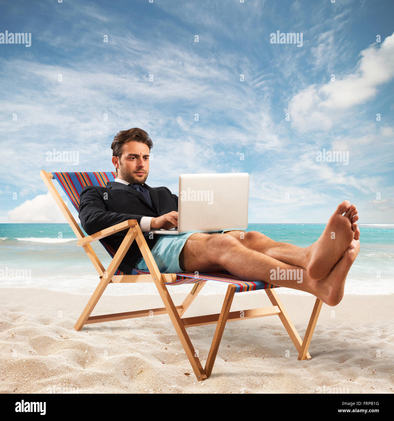 Arbeit an Feiertagen Stockfoto