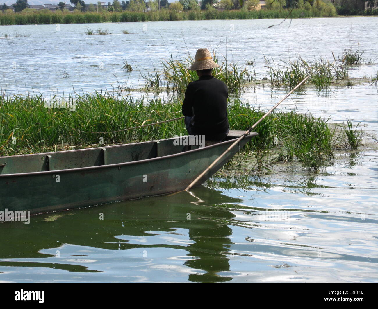 Chinesische Fischer, Erhai Hu See Stockfoto