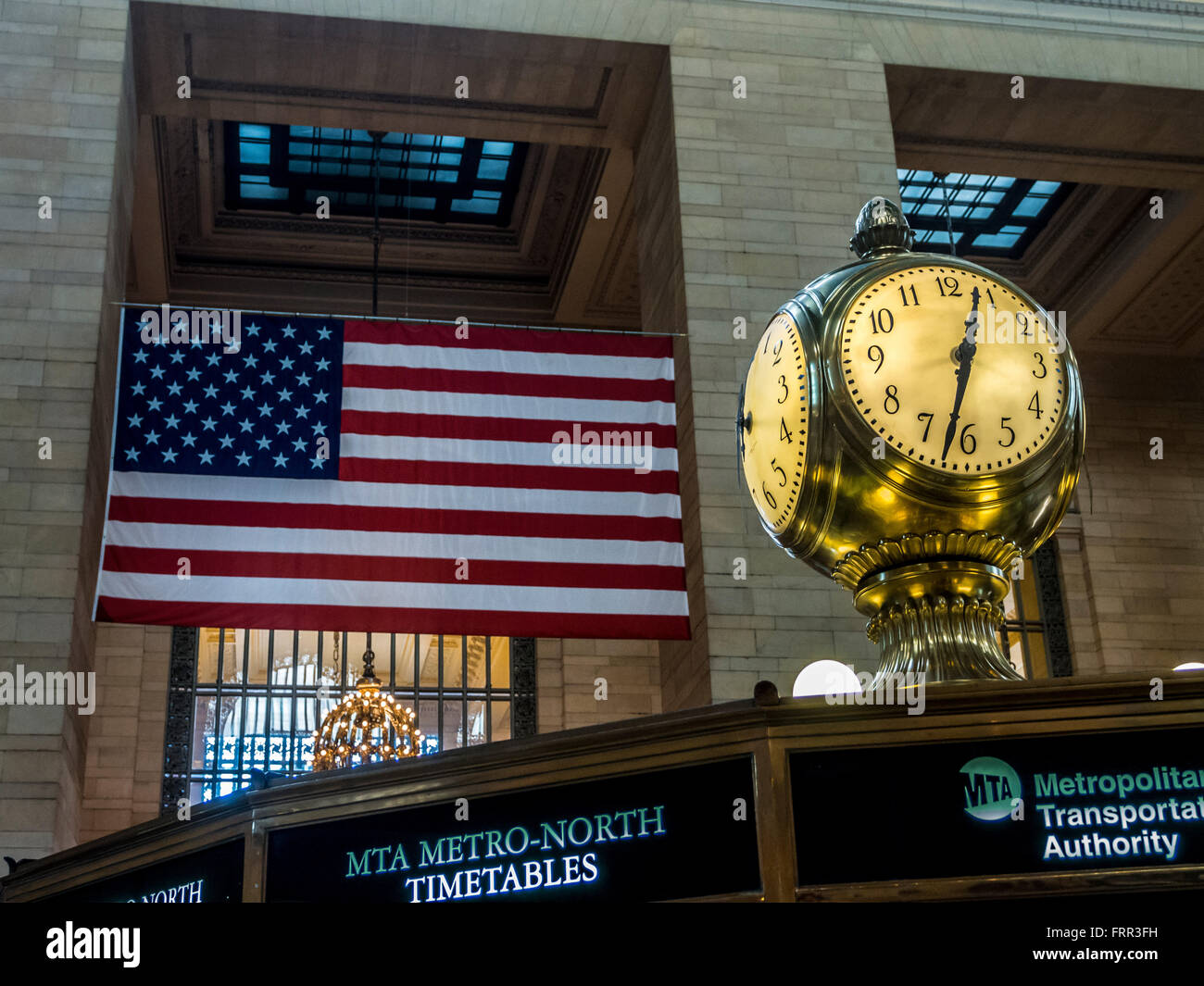 Grand Central Terminal Bahnhof, New York City, USA. Stockfoto