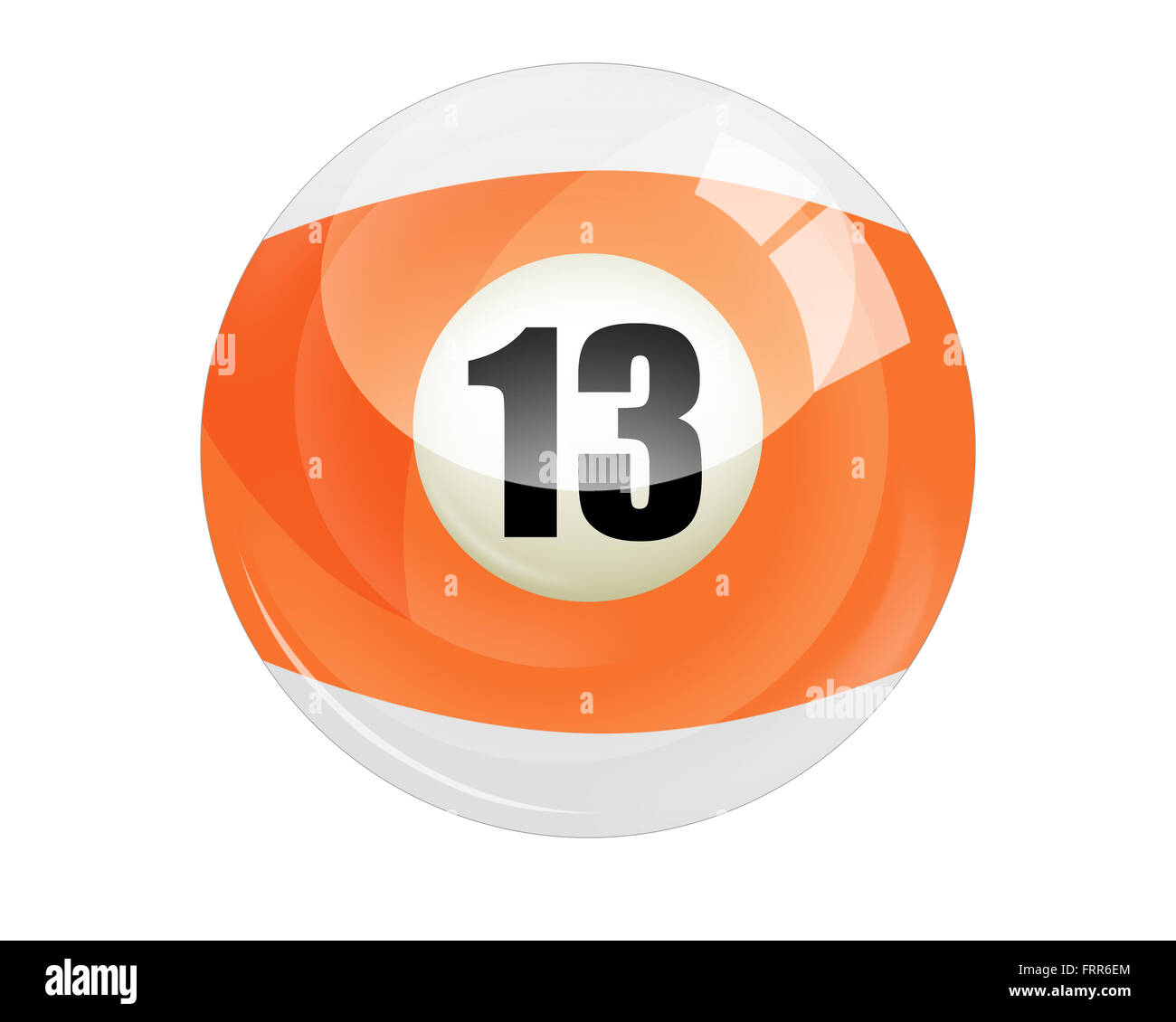 Бильярдный шар 13
