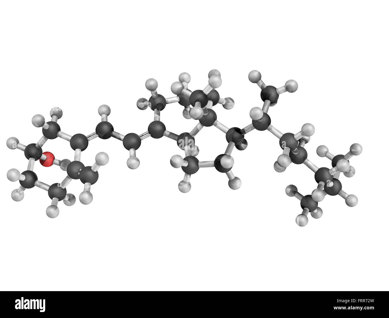 Chemische Struktur von Vitamin D3 (Cholecalciferol). Es ist strukturell  ähnlich wie Steroide wie Testosteron, Cholesterin, ein Stockfotografie -  Alamy