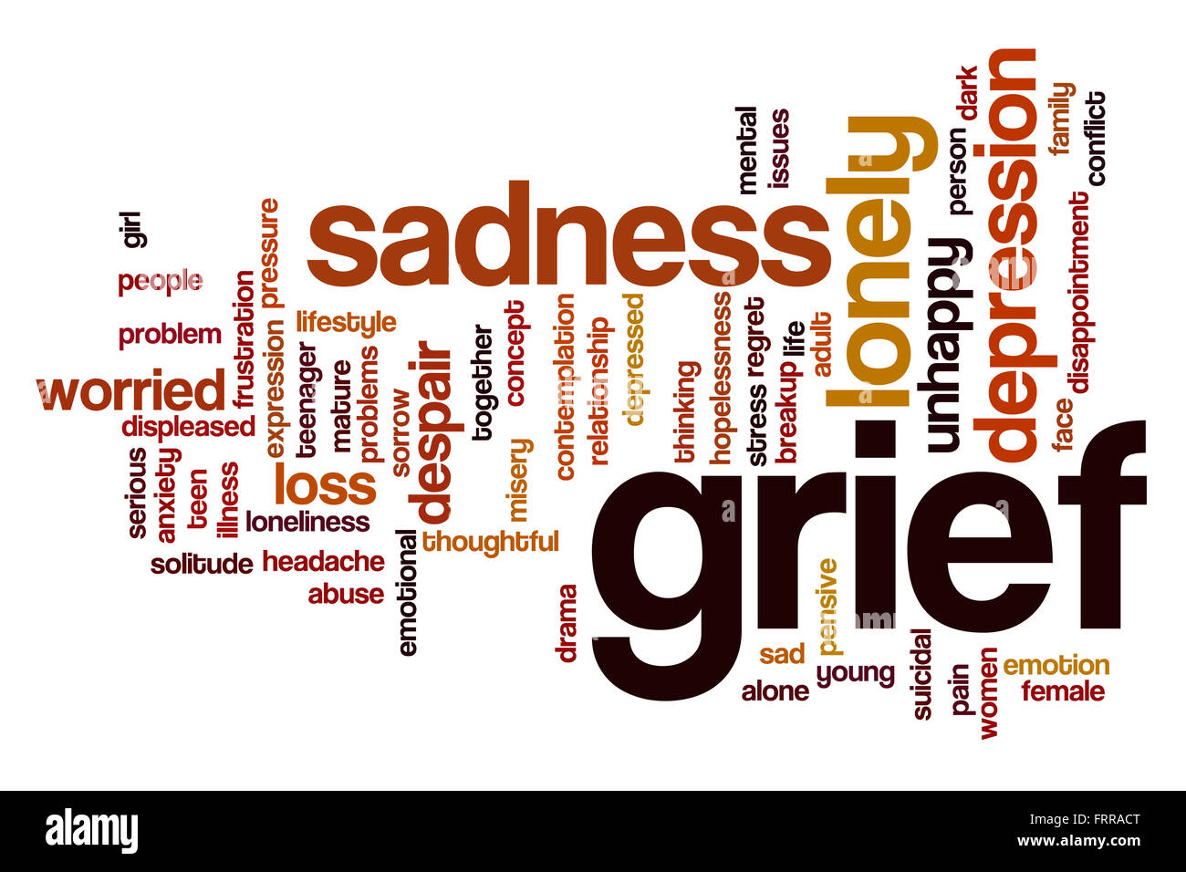 Weibliche trauer Ausgeschnittene Stockfotos und bilder Alamy