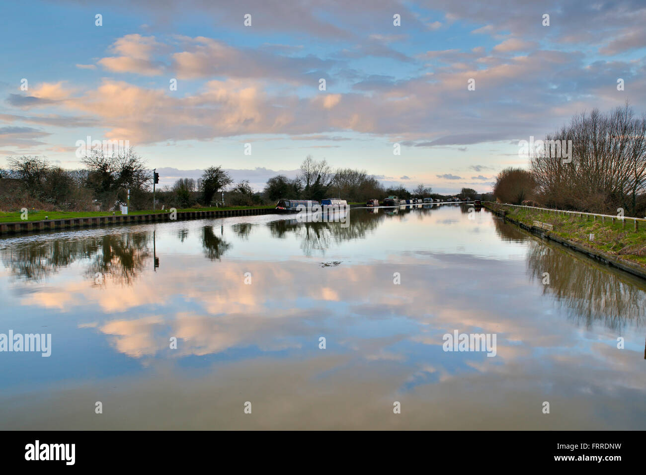 Gloucester und Schärfe-Kanal; Somerset; UK Stockfoto