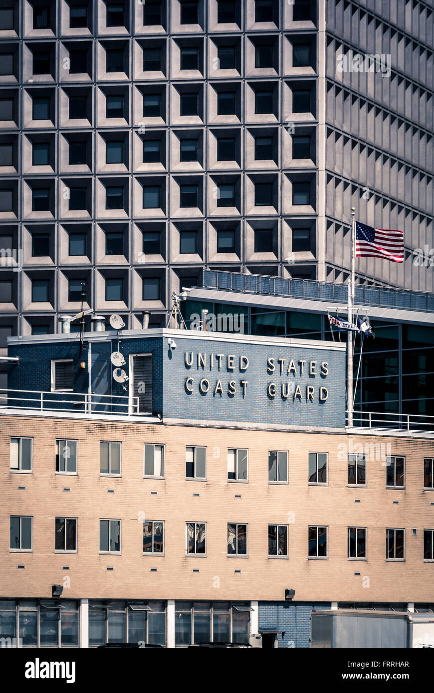 United States Coast Guard Building, New York City, USA. Stockfoto