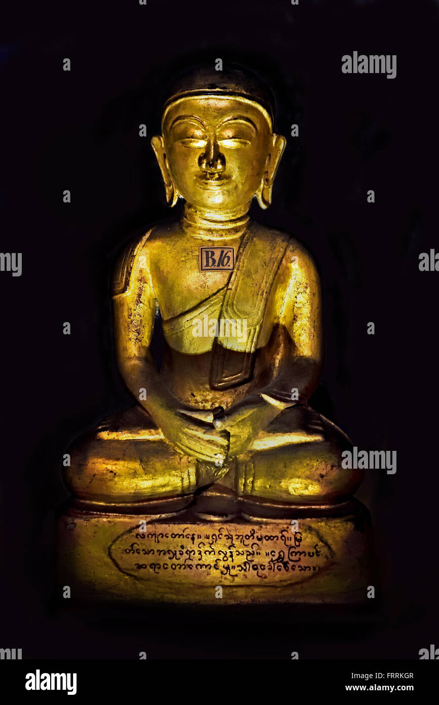 Buddha Burma Myanmar, Südostasien Stockfoto