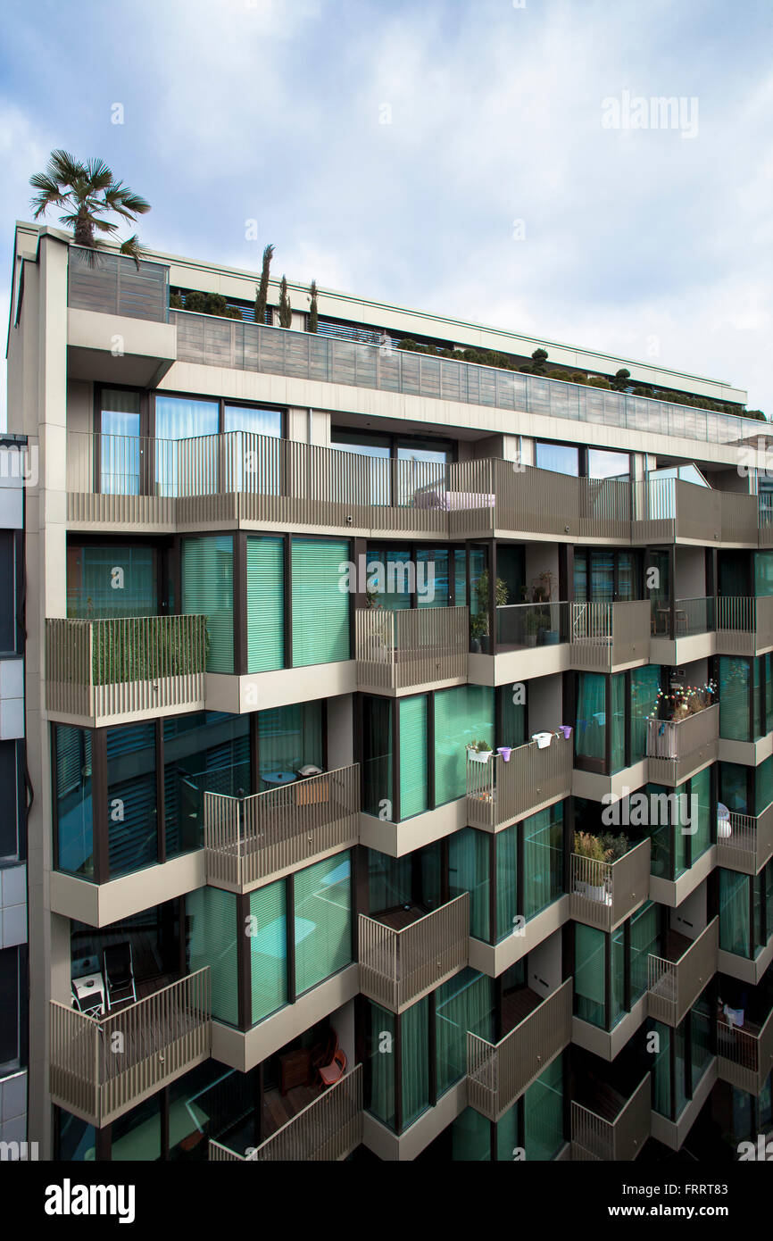Europa, Deutschland, Nordrhein-Westfalen, Köln, das Apartment Gebäude K-Star Residence in der Straße Servasgasse Stockfoto