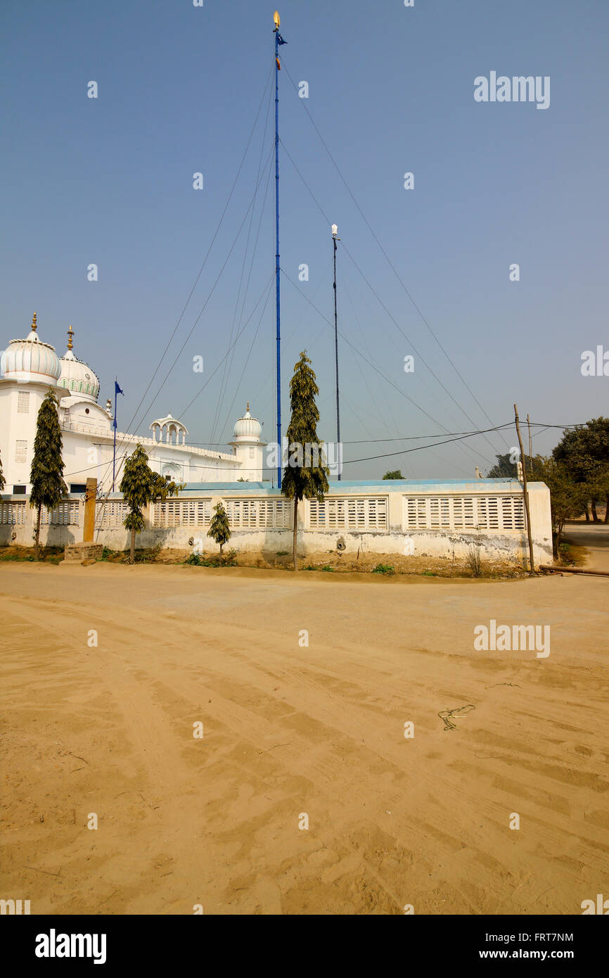 Gurdwara Lakhi Dschungel-Sikh-Tempel im indischen Bundesstaat Punjab. Stockfoto