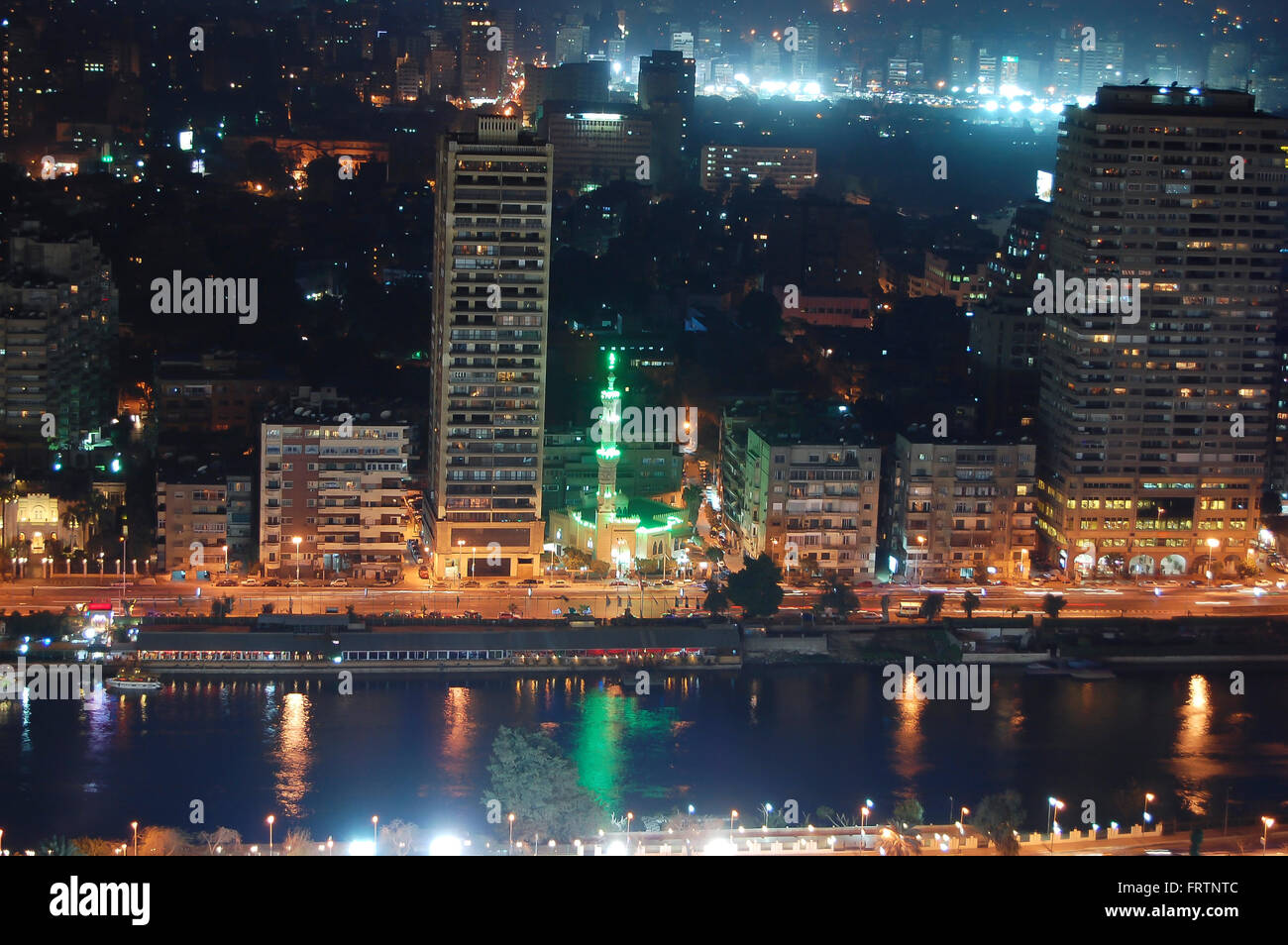 Kairo bei Nacht - Ägypten Stockfoto