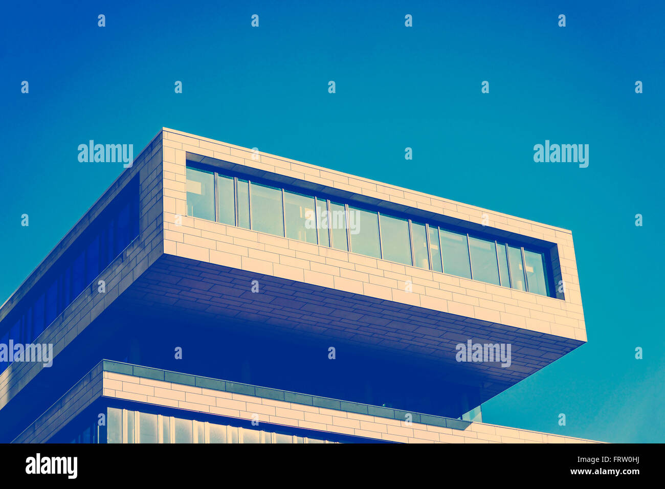 Deutschland, Hamburg, oberen Teil des modernen Gebäude in der Hafencity Stockfoto