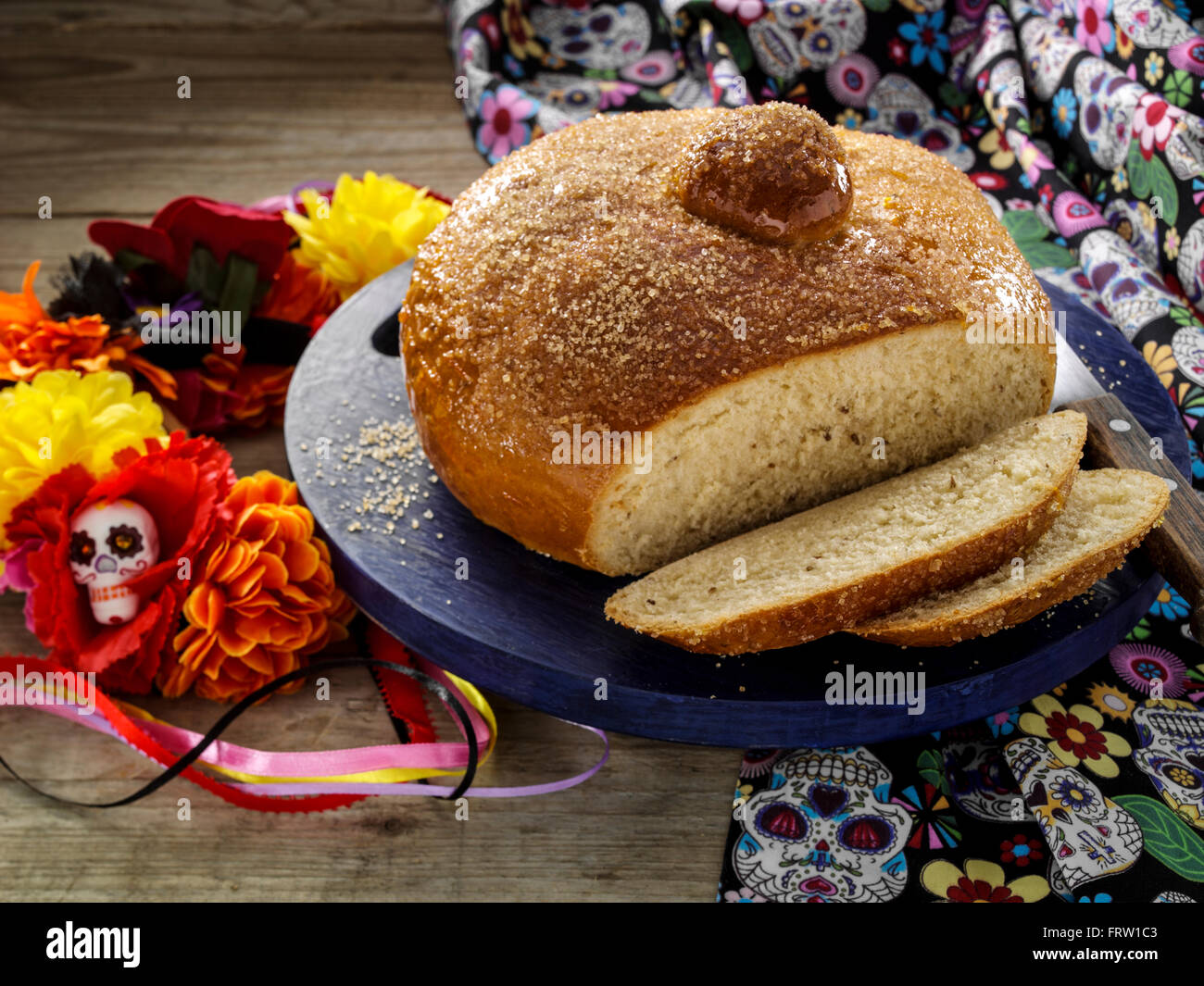 Pan de muerto Stockfoto