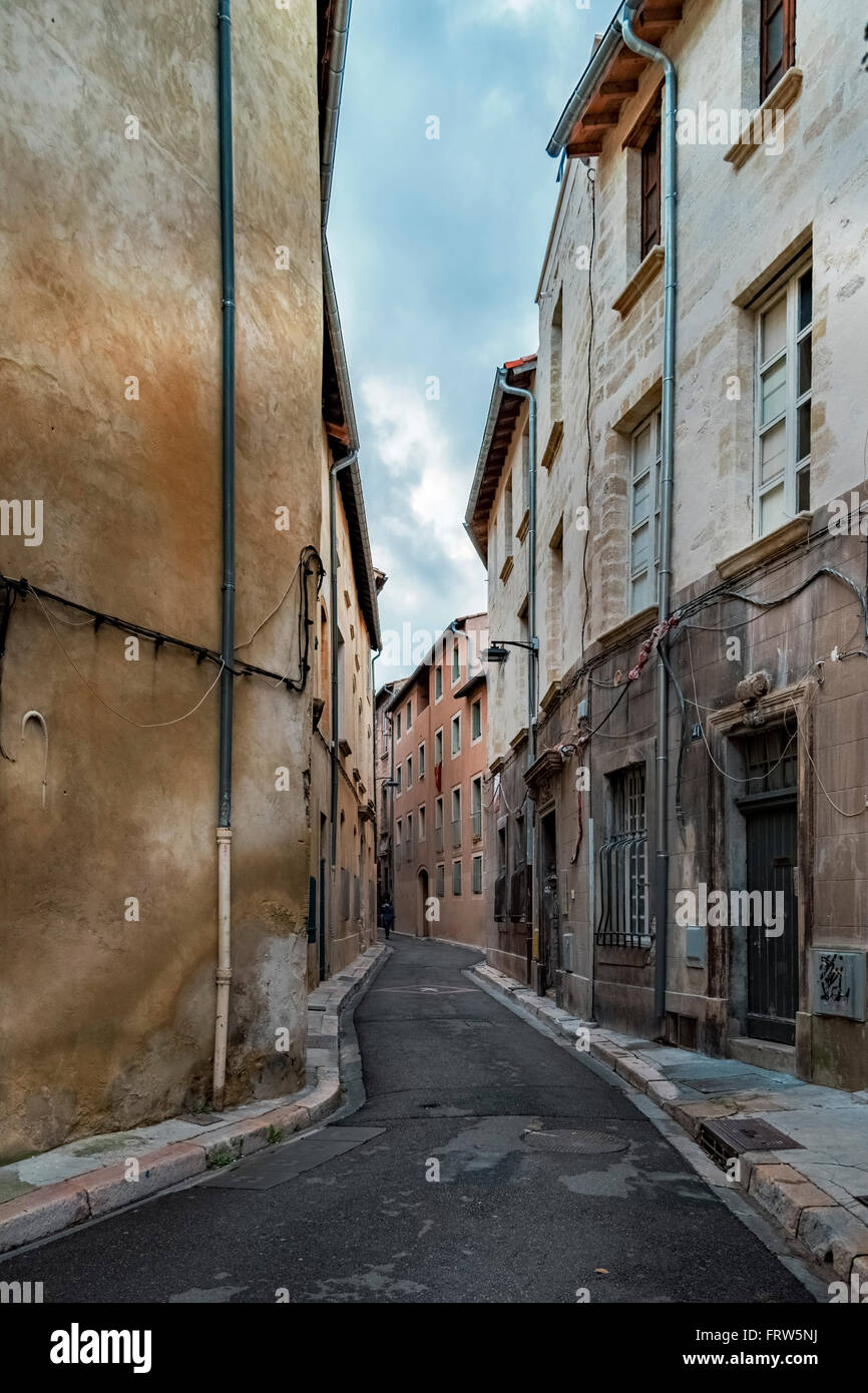 Frankreich, Avignon, Altstadt, Gasse Stockfoto