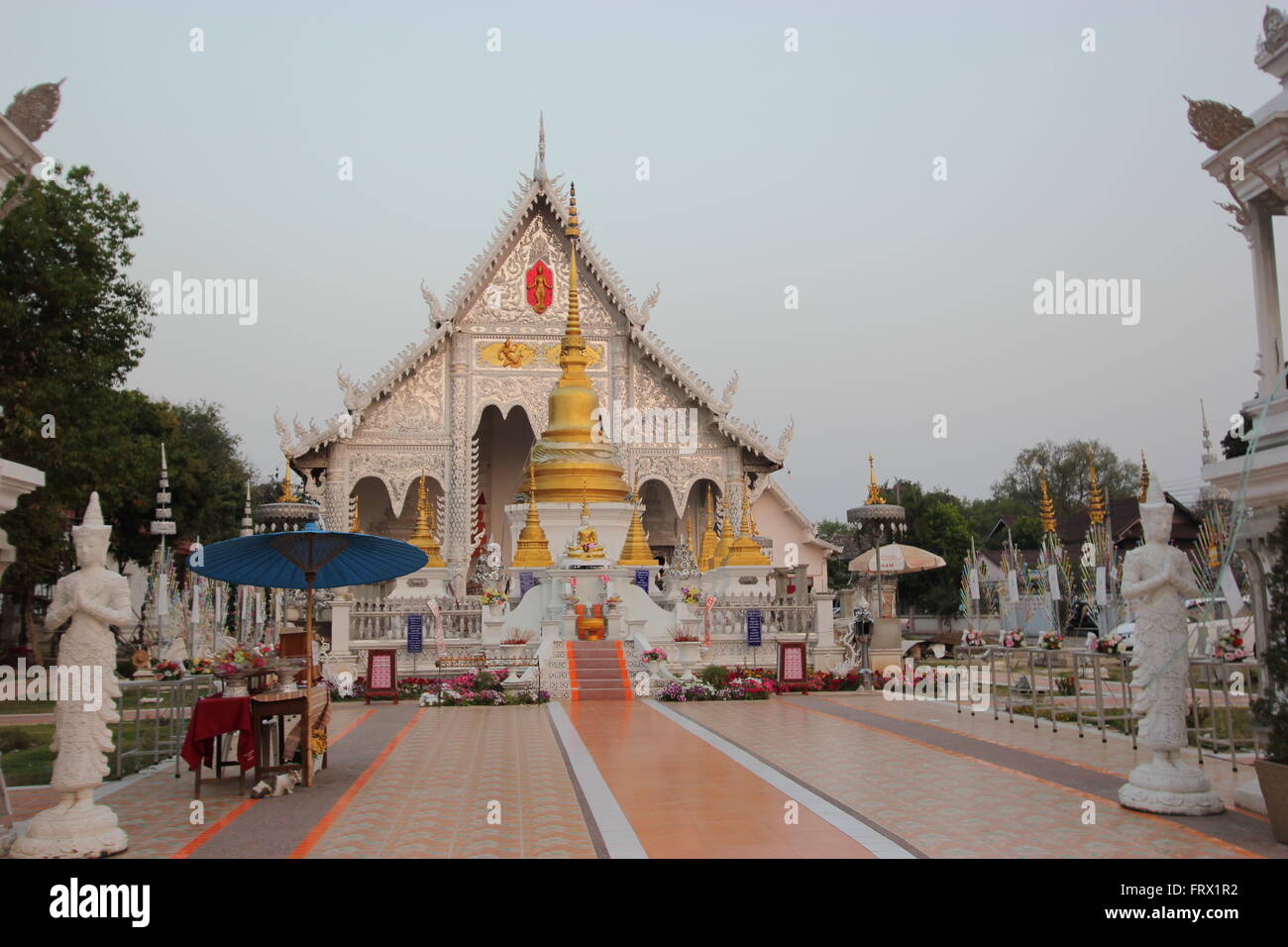 Chiangrai Tempel, Lampang, Thailand Stockfoto