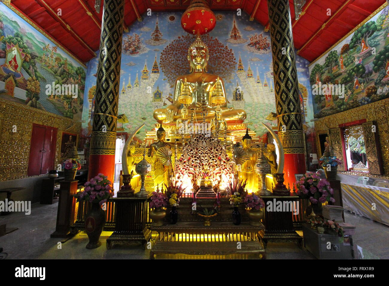 Chiangrai Tempel, Lampang, Thailand Stockfoto