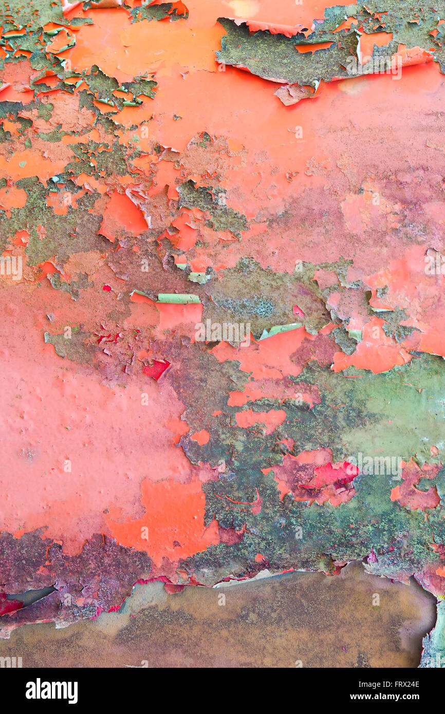 Textur abblätternde Farbe 3 Stockfoto