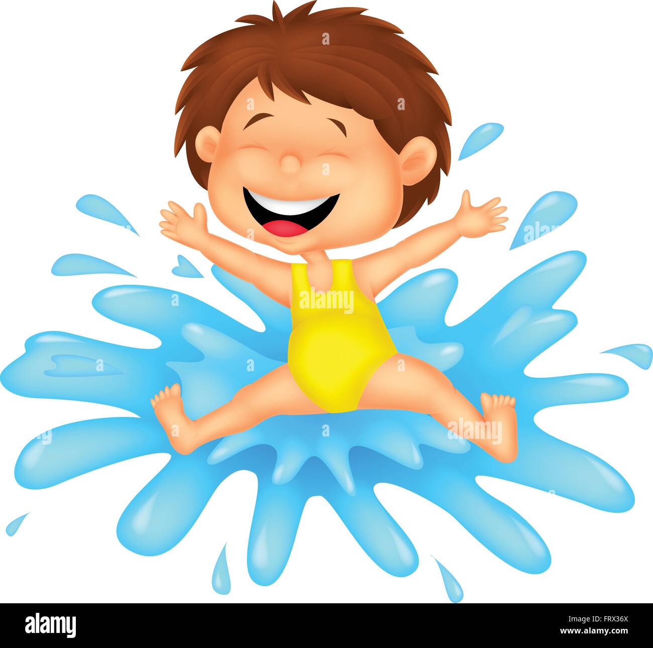 kinder-springen-ins-wasser-stock-vektorgrafiken-kaufen-alamy