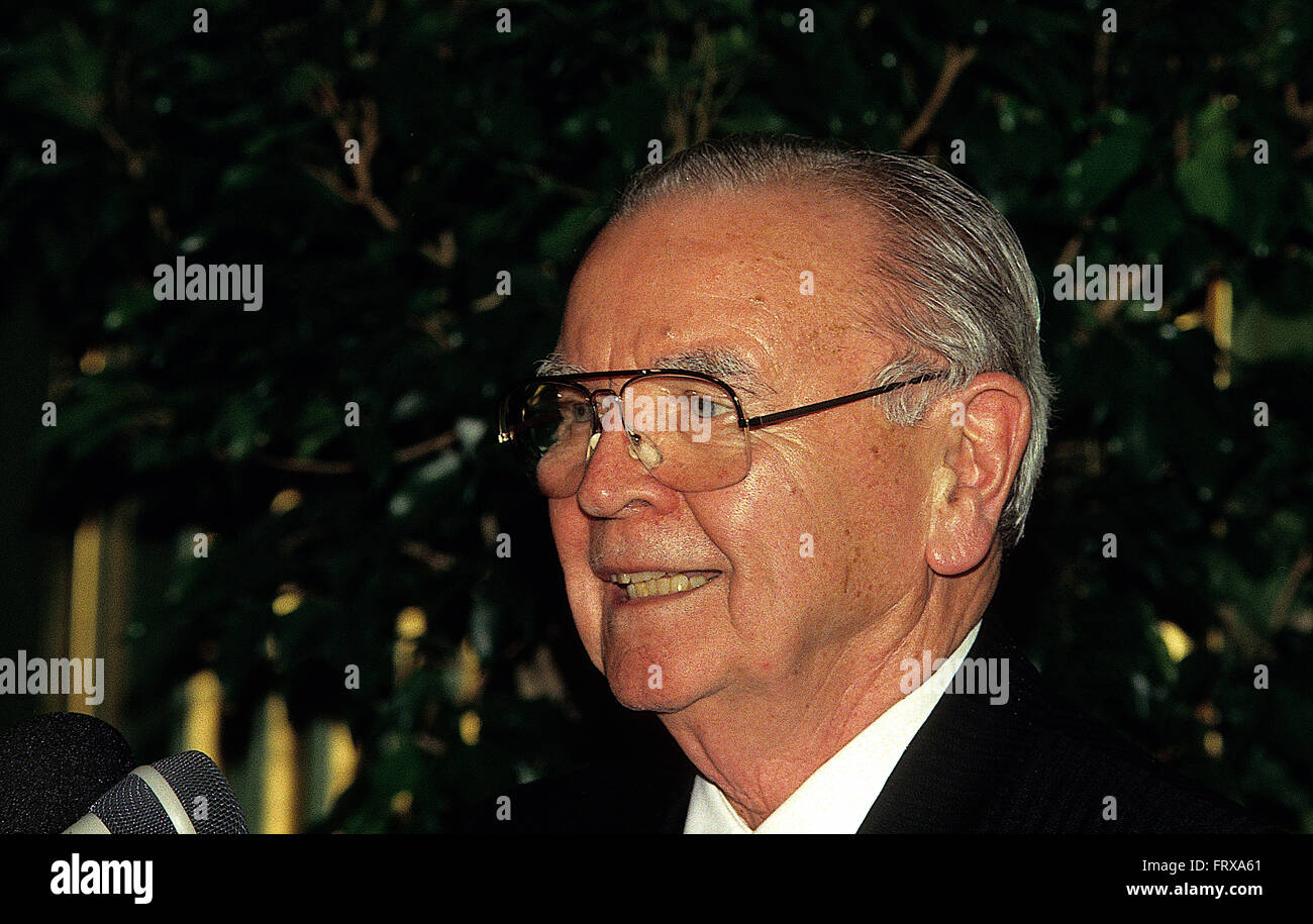 Washington, DC, USA, 20. Mai 1987 William Joseph Brennan Jr. Associate Justice des Obersten Gerichtshof der Vereinigten Staaten.  Bildnachweis: Mark Reinstein Stockfoto