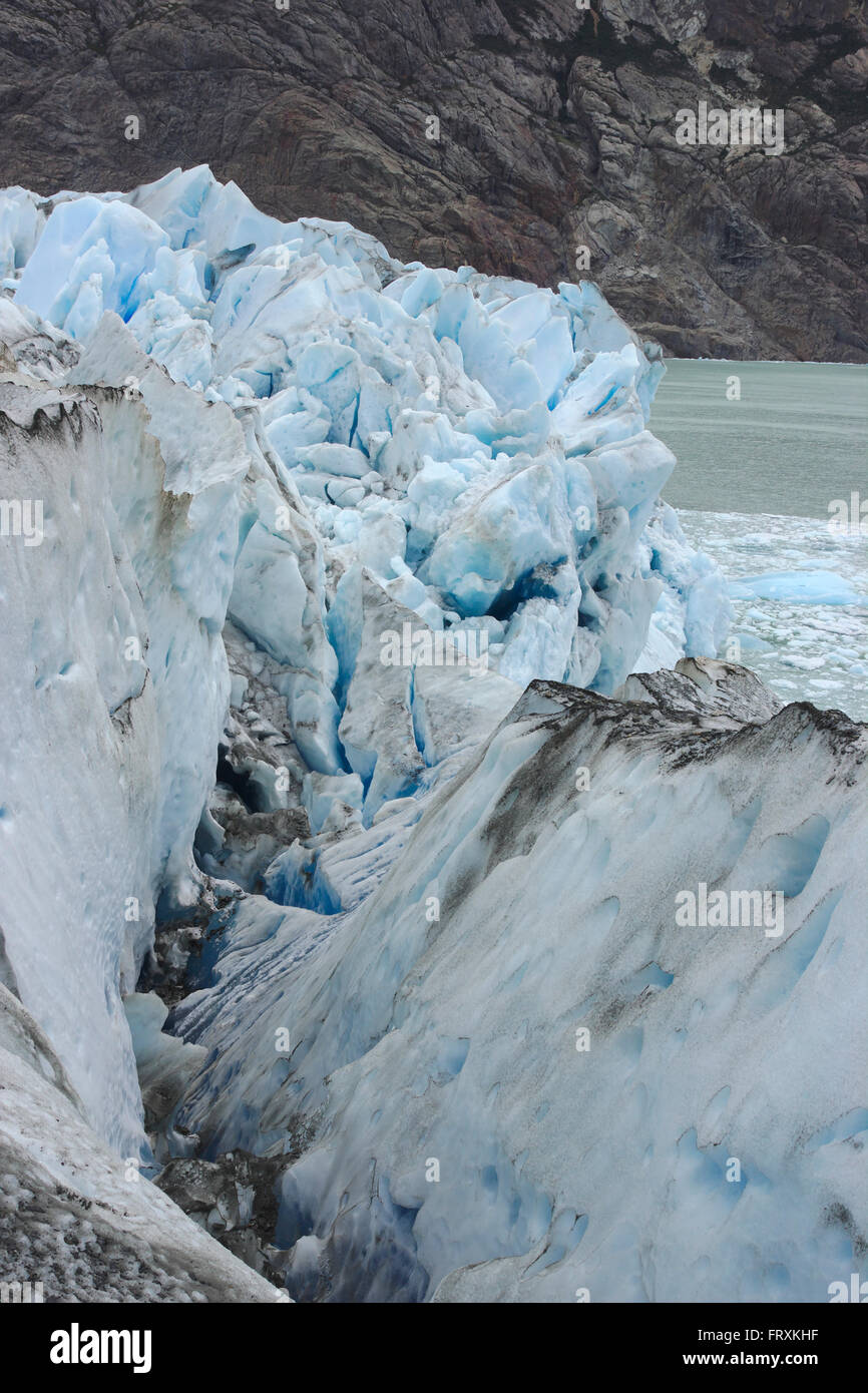 Viedma Gletscher, Nationalpark Los Glaciares; Patagonien, Argentinien Stockfoto