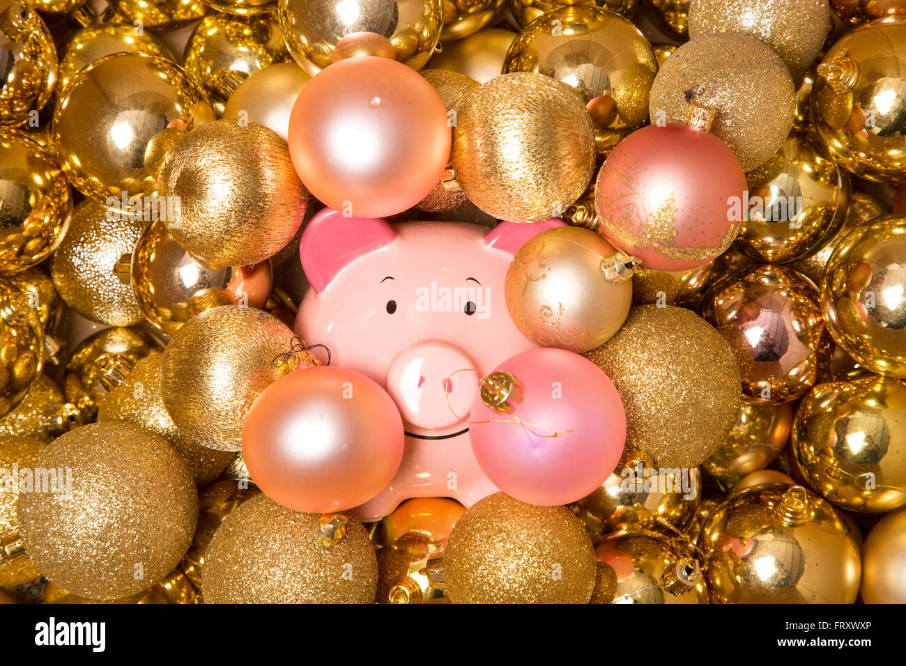 sparen an Weihnachten abstrakt Stockfoto