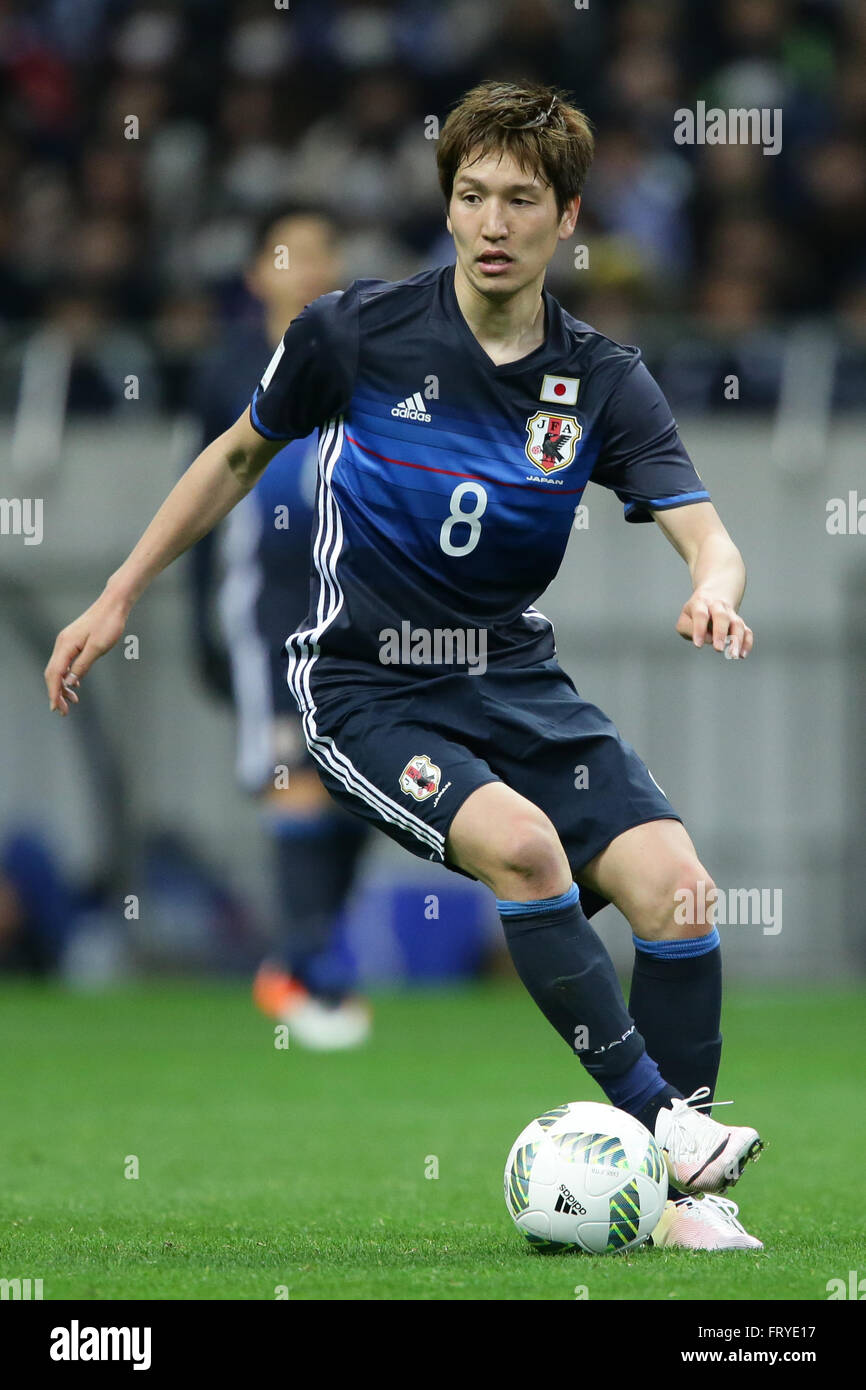 Genki Haraguchi (JPN), 24. März 2016 - Fußball: Genki Haraguchi Japans läuft der Ball während des Spiels 2018 FIFA World Cup Russland & AFC Asian Cup UAE 2019 vorläufige gemeinsame Qualifizierung-Round2 zwischen Japan und Afghanistan im Saitama Stadium 2002 in Saitama, Japan Credit: AFLO/Alamy Live News Stockfoto