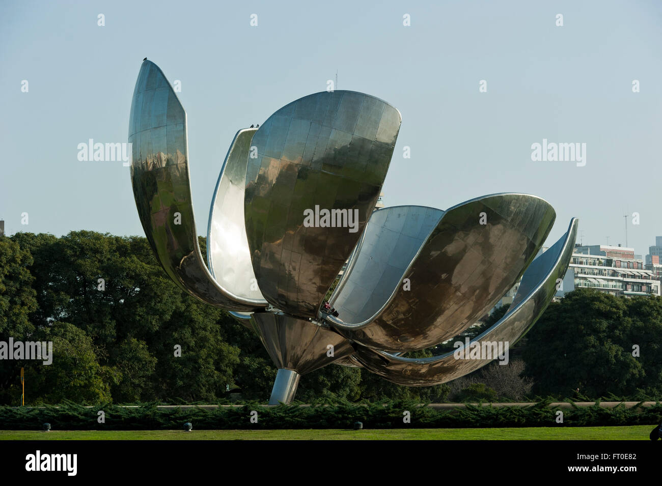 Plaza de las Naciones Unidas, Buenos Aires Stockfoto