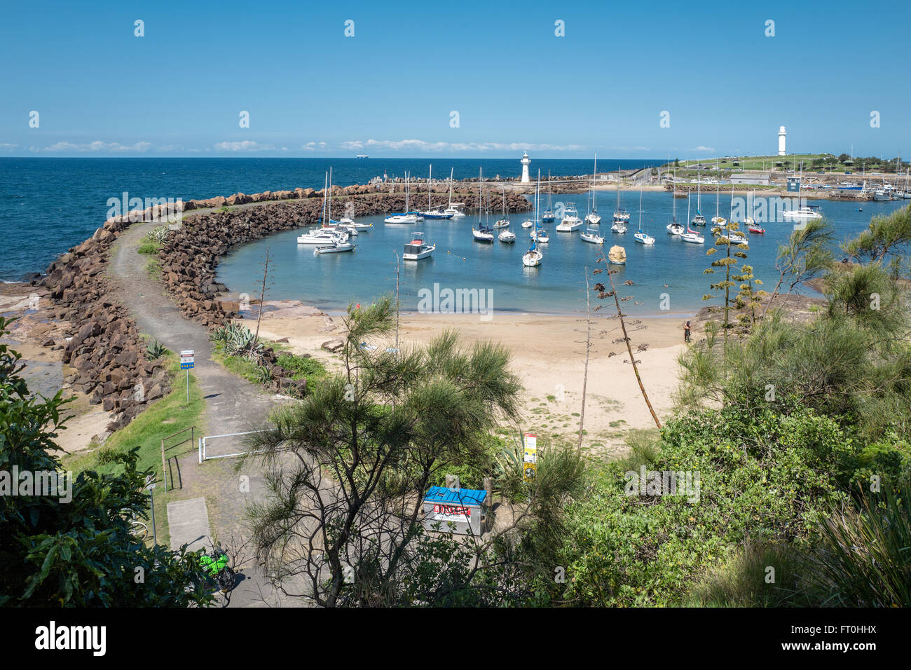 Der Hafen von Wollongong auf der South Coast New South Wales, Australien Stockfoto