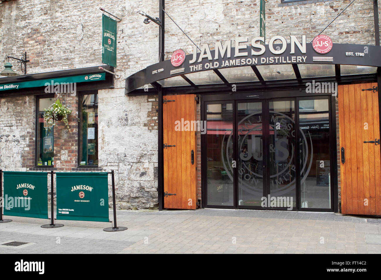 Erleben Sie alte Whiskeybrennerei Jameson Dublin Irland Stockfoto