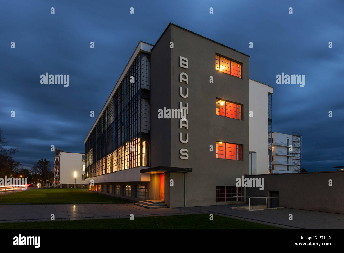 Bauhaus Dessau, Dessau-Roßlau, Sachsen-Anhalt, Deutschland Stockfoto